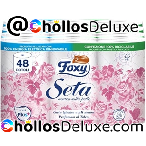 48 Rollos Foxy Seda Papel Higiénico