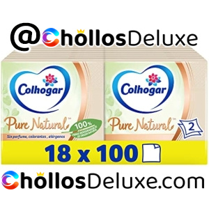 1800 Servilletas Doble Capa Colhogar Pure Natural