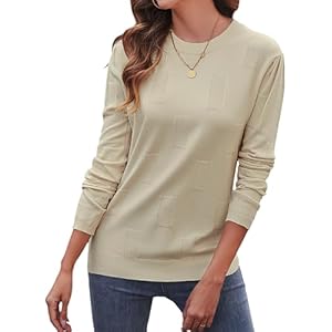 Jersey Mujer Cuello Redondo Varios Modelos