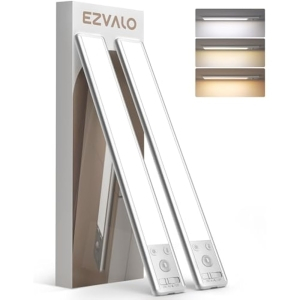 2x Lámparas Armario LED con Sensor Movimiento 1900mAh