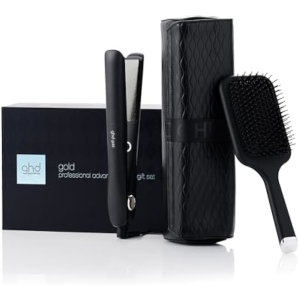 GHD Gold Gift Set Plancha de Pelo +Cepillo +Neceser