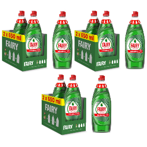 6x Fairy Ultra Poder 650ml