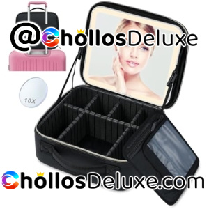 Maletin Maquillaje con Espejo LED
