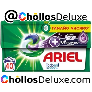 40 Cápsulas Detergente Ariel Pods Todo en 1 Lenor Unstoppables