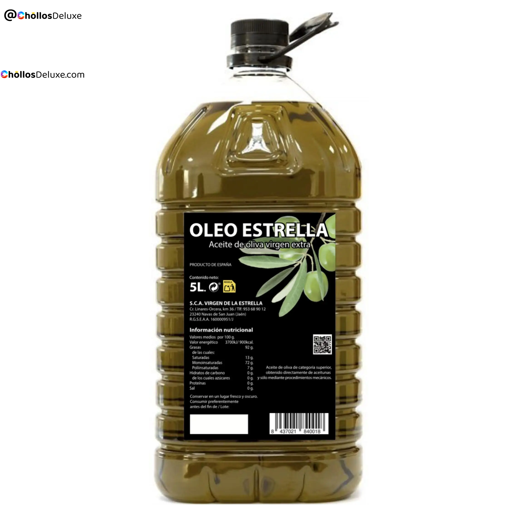 Aceite de Oliva Virgen Extra 5L