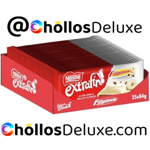 25x Nestlé Extrafino Tableta Chocolate con Filipinos