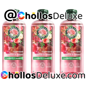 3x Herbal Essences Suavidad Rosas 350ml