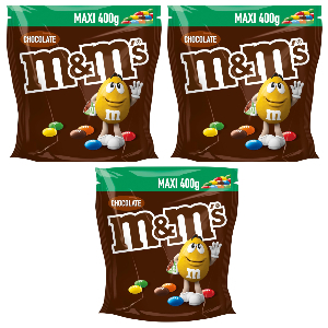 3x M&M's Choco Snack en Bolitas 400g