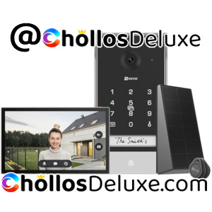 Videoportero Solar Inalámbrico Pantalla Táctil 7" 2K