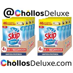368 Cápsulas Detergente Skip Limpieza Profunda