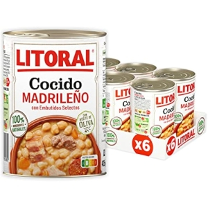 6x Litoral Cocido Madrileño Plato Preparado 425g