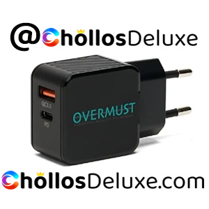 Cargador 25W USB-C PD +USB-A QC 3.0