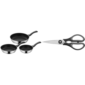 Set WMF Devil 3 Sartenes +Tijeras de Cocina