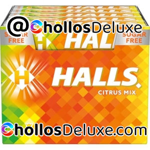 Caja 20 Sticks Caramelos Halls Cítrico