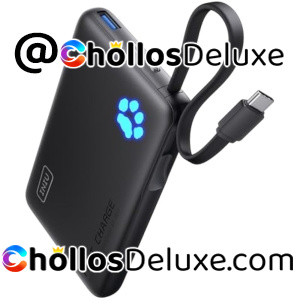 Power Bank Slim 10.000mAh 20W Cable C +2 Puertos