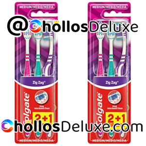 Pack de 6 Colgate ZigZag Cepillo de Dientes