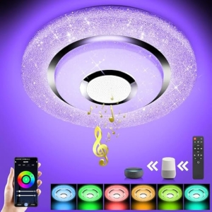 Plafón de Techo LED RGB Alexa/Google/Mando/App
