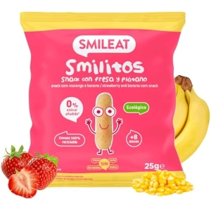 Smileat Smilitos Ecológicos Fresa y Plátano
