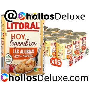 15x Litoral Hoy Legumbres Alubias con su Sofrito 430g