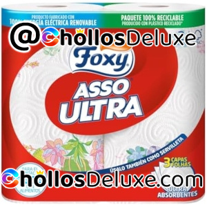 3x Foxy Asso Ultra Papel de Cocina 2 Rollos