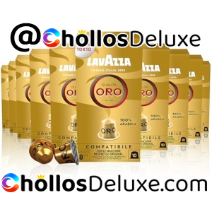 100 Cápsulas Lavazza Qualità Oro para Nespresso
