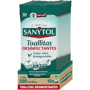 10x Sanytol 30 Toallitas Desinfectantes Multiusos