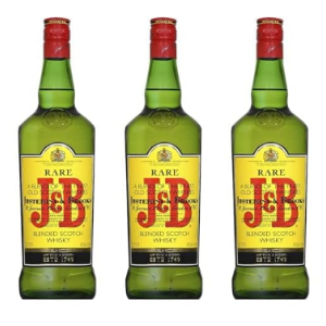 3x J&B Rare Blended Whisky Escocés 1 Litro