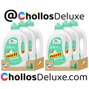 6x Norit Sensible Detergente Líquido Hipoalergénico 2120ml