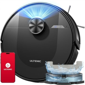Ultenic D10 Robot Aspirador 2 en 1 Navegación Láser
