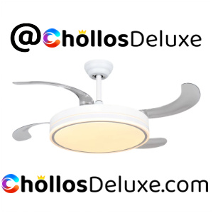 Ventilador de Techo Aspas Retráctiles
