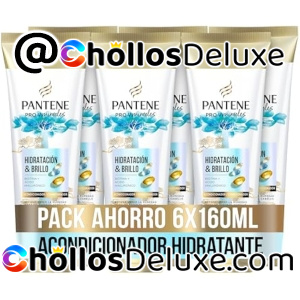 6x Pantene Pro-V Miracles Hidratación y Brillo Acondicionadores 160ml