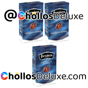 3x Fortaleza Café Molido Descafeinado 250g