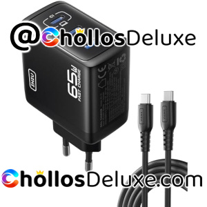 Cargador 65W GaN 3 Puertos Iniu