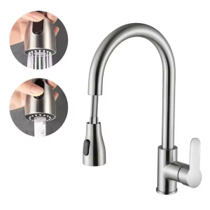 Grifo de Cocina Extraíble Acero Inoxidable