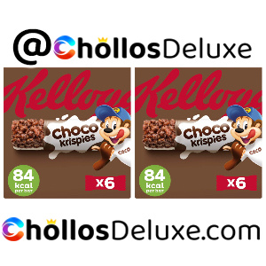12x Kellogg's Choco Krispies Barritas de Cacao y Leche 20g