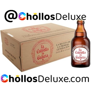 24x La Estrella de Galicia Cerveza Lager Premium 33cl