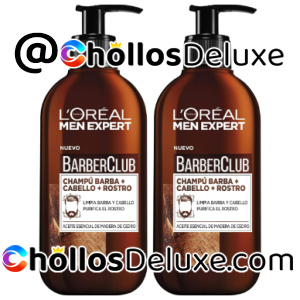 2x L'Oréal Men Expert Barber Club Champú 3 en 1 200ml