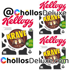 3x Kellogg's Krave Cereales Sabor Leche 375g