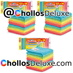 48x Spontex Bayetas Microfibra 30x 30cm