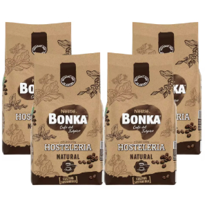 4x Bonka Natural 1kg Café en Grano