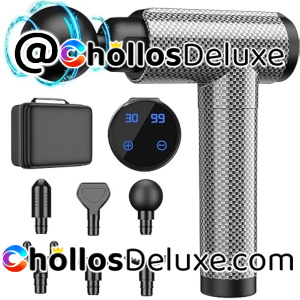 Pistola Masaje Muscular +6 Cabezales