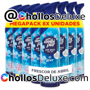 8x Ambipur Despertar Primaveral Ambientador Spray 185ml