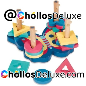 Mariposa Montessori con Formas Madera