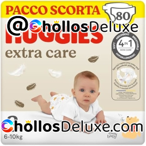 2x Huggies Extra Care Pañales Talla 3 80 Unidades