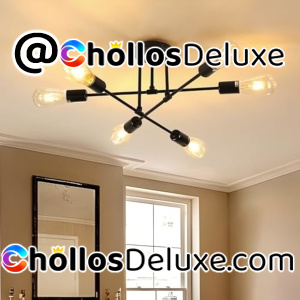 Lámpara de Techo Vintage 6 Luces E27