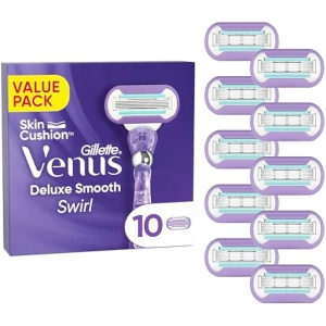 10 Recambios Gillette Venus Deluxe Smooth Swirl
