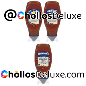 3x Hellmann's Kétchup 100% Ingredientes Naturales 430ml