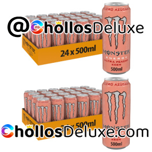 48x Monster Energy Ultra Peachy Keen Bebida Energética 500ml