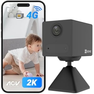 Mini Cámara Vigilancia 2K 2000mAh