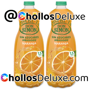 2x Don Simon Nectar de Frutas Naranja Sin Azúcar 1.5L